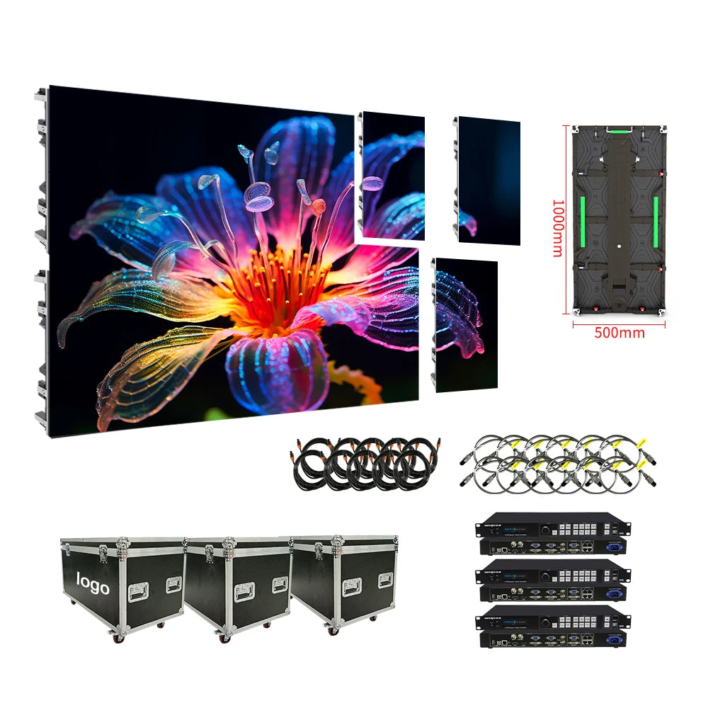 RAYBO Outdoor P3.91 IP65 Waterproof LED Video Wall HD Full-Color LED Display Screen for Fan Zones and Match Broadcasts