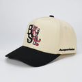 OEM/ODM Custom Logo Embroidery Women's Two Tone 5 Panel Snapback Baseball Cap Outdoor Sports Gorras Hats for Truck Drivers