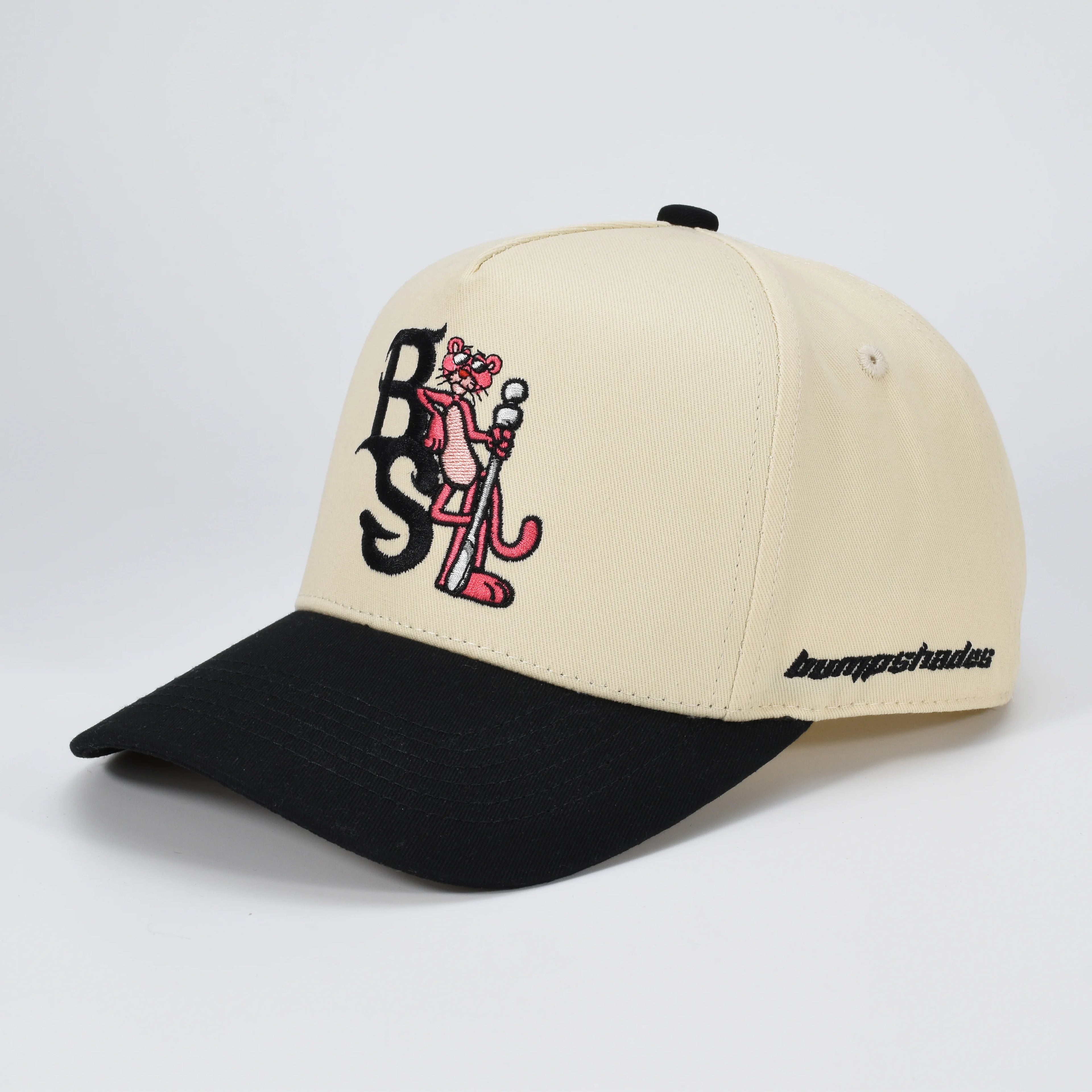 OEM/ODM Custom Logo Embroidery Women's Two Tone 5 Panel Snapback Baseball Cap Outdoor Sports Gorras Hats for Truck Drivers