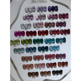 New Cat Eye Armor Oil Gel Nail Polish Set 36 Color Crystal Cat Eye Set Nail Shop Special Durable Phototherapy Gel Complete Set