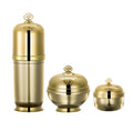 In Stock 30ml Luxury Acrylic Golden Color Empty Bottle Cosmetic Lotion Bottle