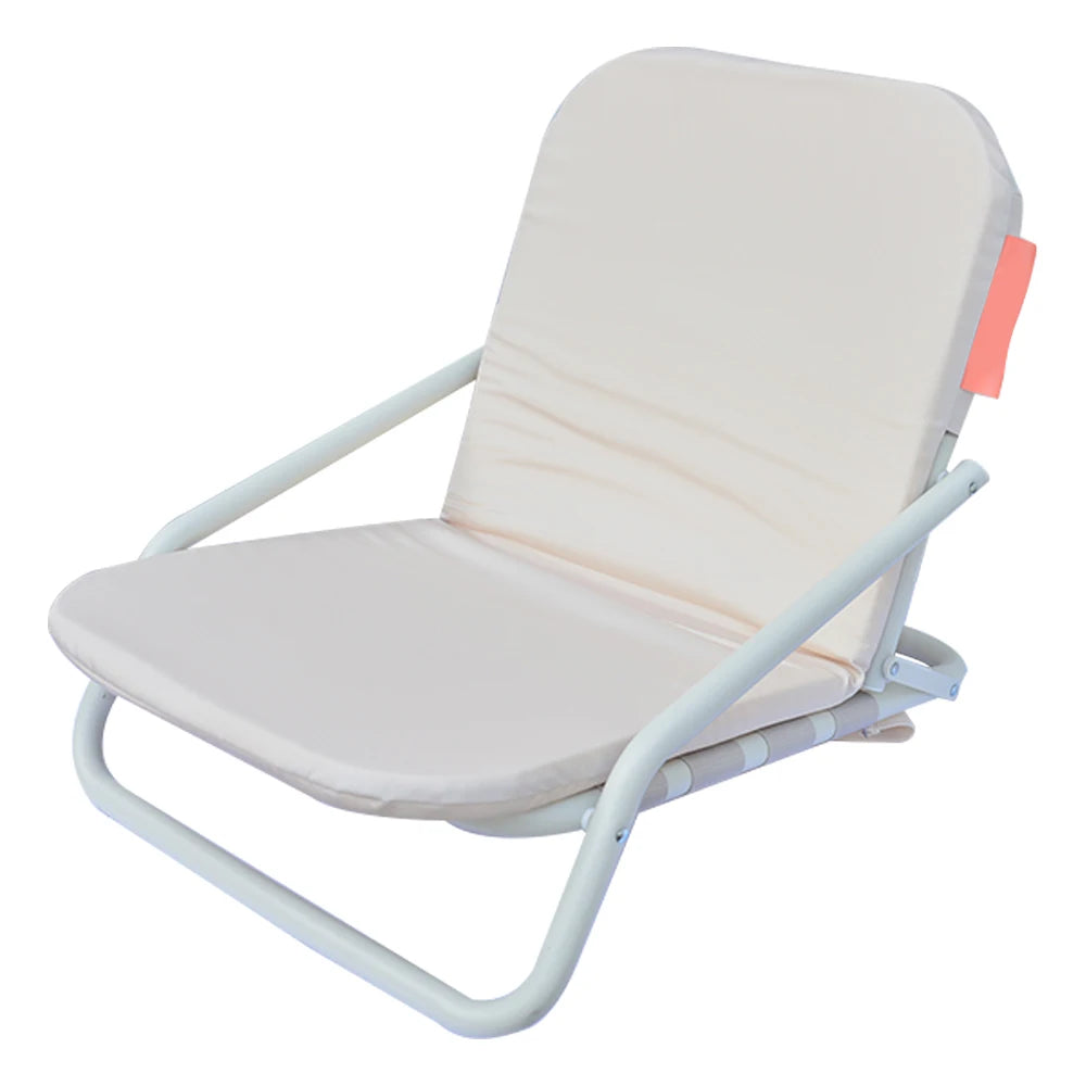 New Multi-Style Lightweight Aluminum Folding Chair - Padded Seat  Foldable Frame for Camping Beach Garden & Indoor Relaxation