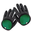 New Design Right Left Hand Anti Slip Waterproof Soft Latex Fishing Gloves With Magnetic Buckle for Catch Fish