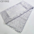 White Guipure Lace Dresses Women Fabric Water Soluble Guipure Cord Bridal Laces for Wedding Lace Fabric