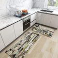 Hot Sale Cheap Price Kitchen Floor Mat 3d Printed Water Absorb Anti-slip Dining Room Mats Modern Carpets and Rugs