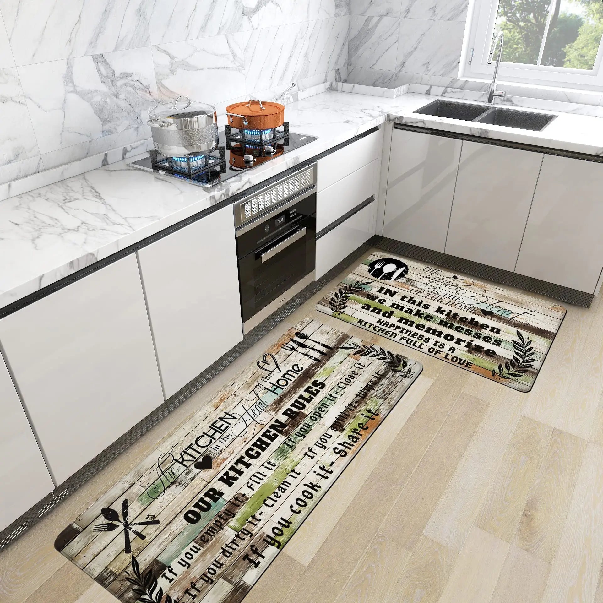 Hot Sale Cheap Price Kitchen Floor Mat 3d Printed Water Absorb Anti-slip Dining Room Mats Modern Carpets and Rugs