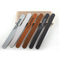 Factory Price Top Quality Black White Sandpaper Disposable Nail Salon Wooden Nail File