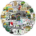 50Pcs Geocaching Geography Adventure Graffiti Sticker for Boy Skateboard Luggage Laptop Camping Diy Logo GPS Stickers