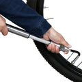 Portable Mini Bicycle Air Pump with Pressure Gauge for Inflating Bikes and Bicycles Accessory