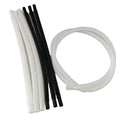 PTFE Corrugated Hose Flat Smooth Ends Tube for Oil Pump Fuel PTTFE Bellow Tubing