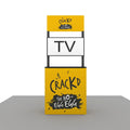Portable Design Aluminum Frame SEG Fabric Easy Setup Promotion Trade Show 32''TV Counter Table