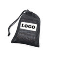 Wholesale Hip Band  Mini Drawstring Custom Small Black Nylon Mesh Bag