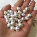 9-10 mm Good Quality AA Natural White Pearl Round Nature Loose Freshwater Pearl Fewer Flaw DIY Jewelry Beads Wholesale Price