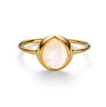 Milskye Fashion Fine Jewelry for Women 2024 14k Gold Plated 925 Silver Lune rainbow Moonstone Rings