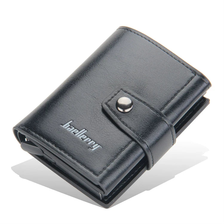 Large Capacity New Model 2025 Best Trendy Card and Money Durable Rfid Pu Leather Three Fold Men Wallet with logo