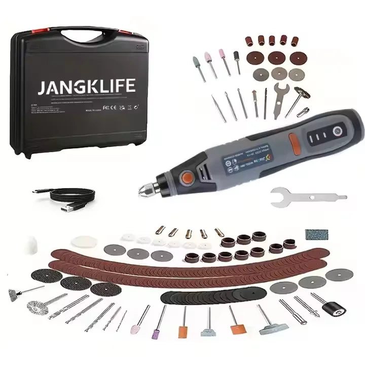 Lithium Battery Mini Electric Grinder Micro Electric Drill Cordless Nail Art Tool DIY Polishing & Grinding Machine