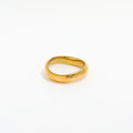 Fenny 18K Gold Plated Wholesale No Fade Permanent Minimalist Abstract Bend Stainless Steel Finger Ring Trend for Women