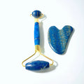 Diy Hot Selling Lapis Lazuli Guasha Stone Wrinkle Remover 100% Natural Jade Guasha Scraper