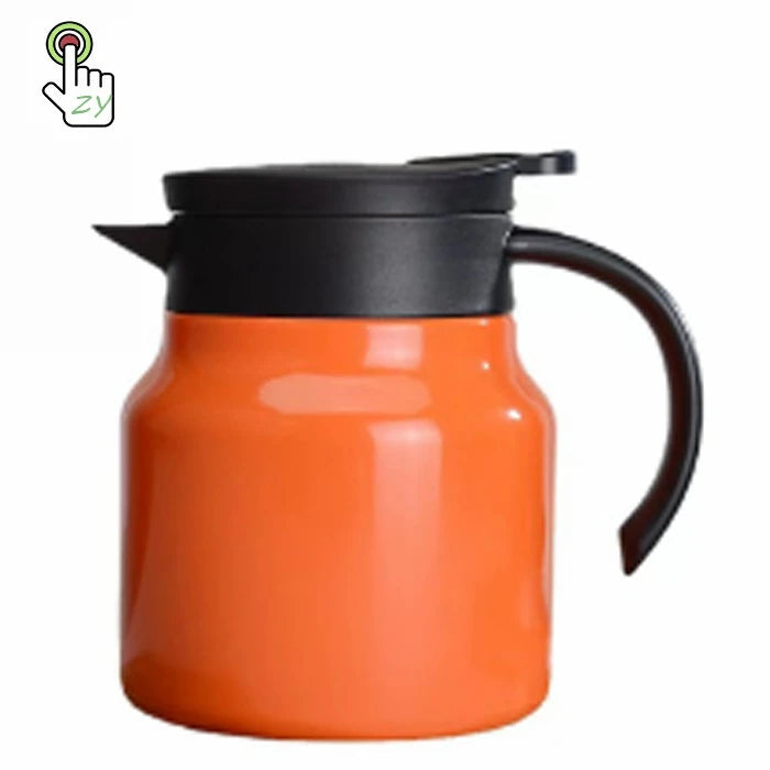 Coffee Pot Stainless Steel Double-Walled Thermal Coffee Carafe Insulated Vacuum with Press Button Coffee Pots