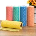 Custom Soft Lightweight Flame Retardant Disposable Wiping Rag Rolls Duster Dish Towel Cleaning Cloth Non Woven Kitchen Rolls