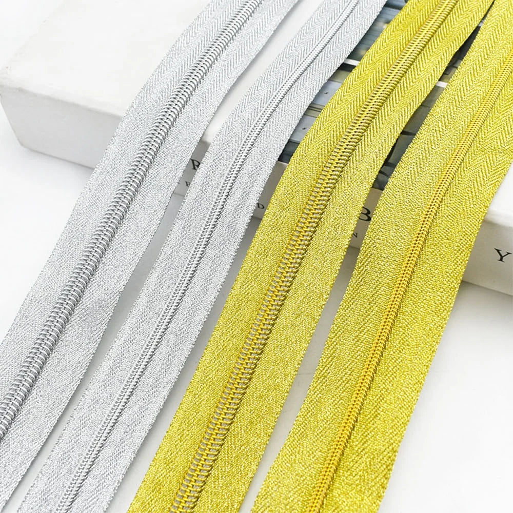 Meetee KY273 3# 5# Outerwear Clothes Zip Clothing Sewing Accessories Faux Opening Zip Coil Nylon Zipper Tape