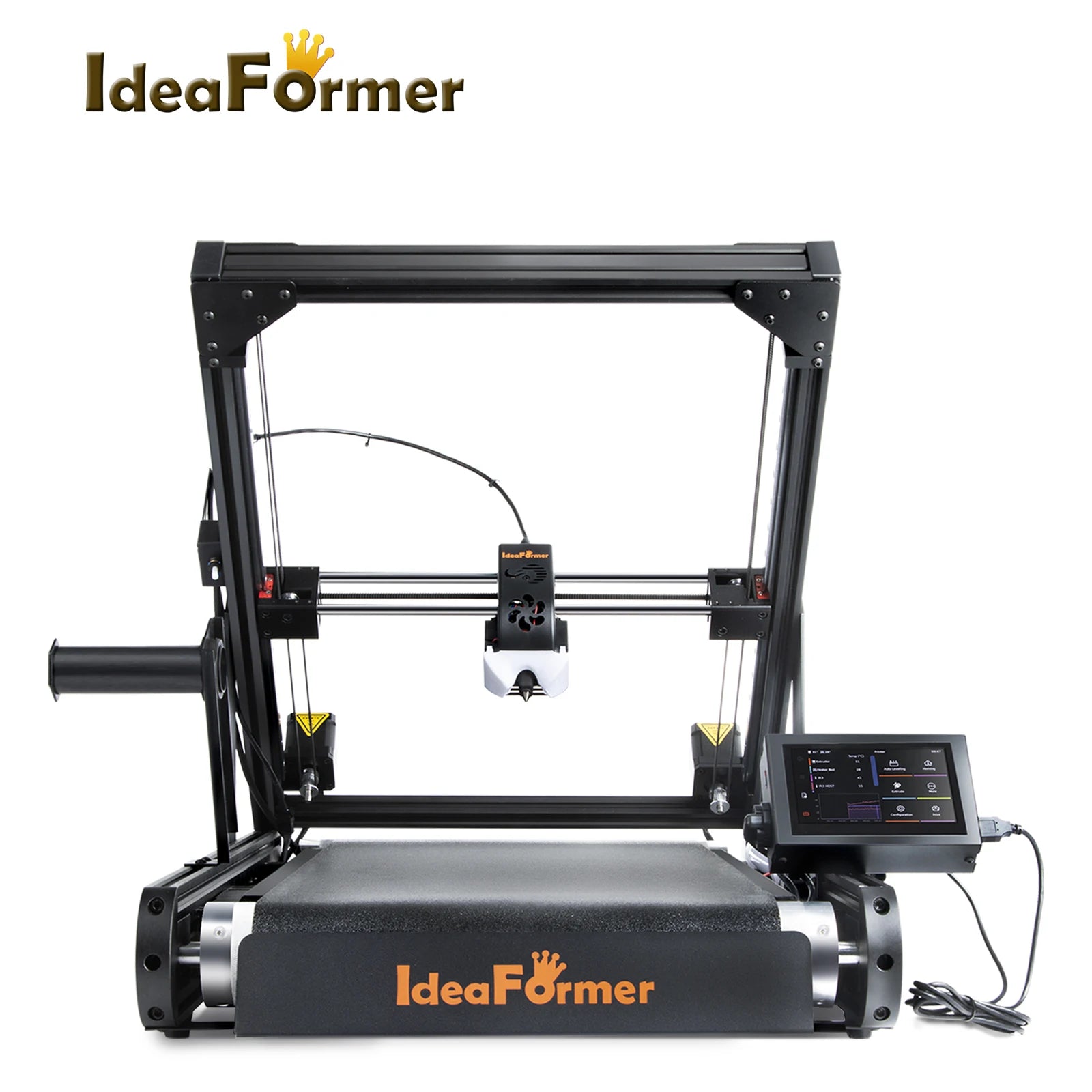 3D Printer IdeaFormer IR3 V2 Conveyor Belt 250*250mm Infinite Z Print Size High Precision Extruder 3d Machine Filament Detector