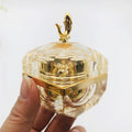 Empty Square Luxury Acrylic Bottle Cream Container 15g 20 ml 30grams 30ml 1 oz 50 Grams 50ml Golden Cosmetic Jar