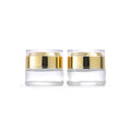20g Clear Frosted Glass Round Lotion Skincare Cream Beauty Makeup Cosmetic Pot Container Jar with Acrylic Lid