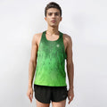 Sanken Sublimation Print Running Singlet Quick Dry Seamless Running Shirts Breathable Marathon Tank Tops Lightweight Vest
