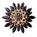 Fashion Luxury Brooch Clothing Accessories Wedding Crystal Rhinestone Brooch Temperament Gift Silk Scarf Buckle