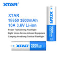 XTAR Wholesale Price 18650 Li Ion Rechargeable Battery 3500 MAh 3.7 v 10A Lithium Ion Battery 18650 Pile Lithium 3.7v 3500mAh