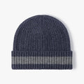 Custom logo Beanie Winter Hats Faux Rabbit Yarn Unisex Short Skull Cap Knit Beanie