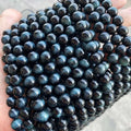 4/6/8/10/12mm Natural Blue Tiger Eye Stone Beads for DIY Jewelry Making Bracelets