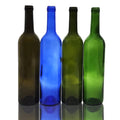 Custom Label 375ml 50cl 750cl 1L Red Ice Wine Champagne Glass Bordeaux Bourgogne Packing Bottle Ambre Vert Noir Bouteille De Vin