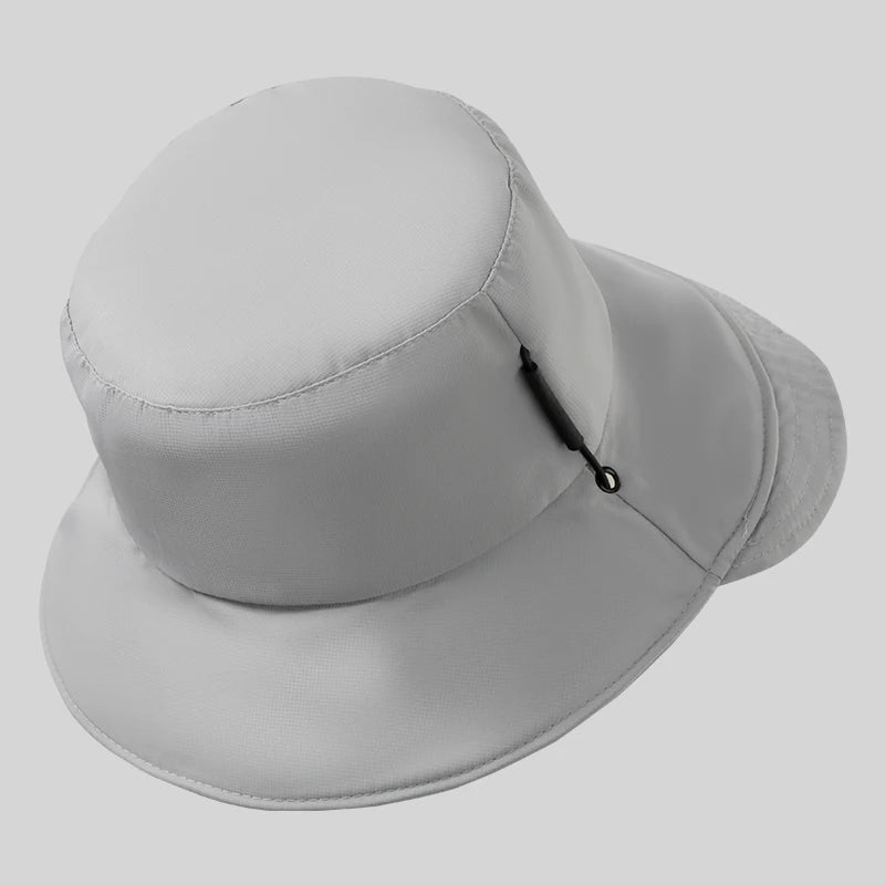 New Style Summer Sunblock Hat UV Protection Foldable Adjustable String Fishermen Hat for Women
