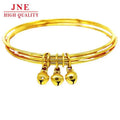 Valentine's Day Hot Gift Sansheng Iii Alluvial Gold-Like Bohemian Multiple Combinations Ladies' Bracelet Thin Coil