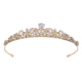 South Korean New Bride Set Diamond Crown Headdress Princess Birthday Crown Wedding Dress Accessories
