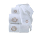 600 Gsm White Luxury Silver Thread Waffle Home Textiles Bath Towel Sets Terry Cloth Large Custom Face and Bath Towel Gift