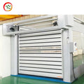Modern Design Industrial Fast Spiral Aluminum Alloy Garage Door Hard Polymer Material Finished Surface for Warehouse Use