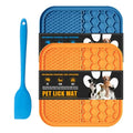 Custom Dog Bathing Training Grooming Silicone Suction to Wall Slow Feeder Pad Pet Dog Lick Mat