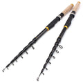 1.8m 2.1m 2.4m 2.7m 3.0m 3.6m Portable Carbon Fibre  Ultra Short Telescopic Fishing Rod Wholesalers Carbon Rod Fishing Rod