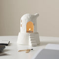 Ins Style Premium Hair Collection Quirky Ceramic Candle Jars for Atmosphere House Decoration Wind Inspired Gift Idea