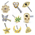 Gaby Hot Sale Rabbit Piercing Nose Ring Stainless Steel Nose Studs Bunny Nose Pin Body Piercing Jewelry