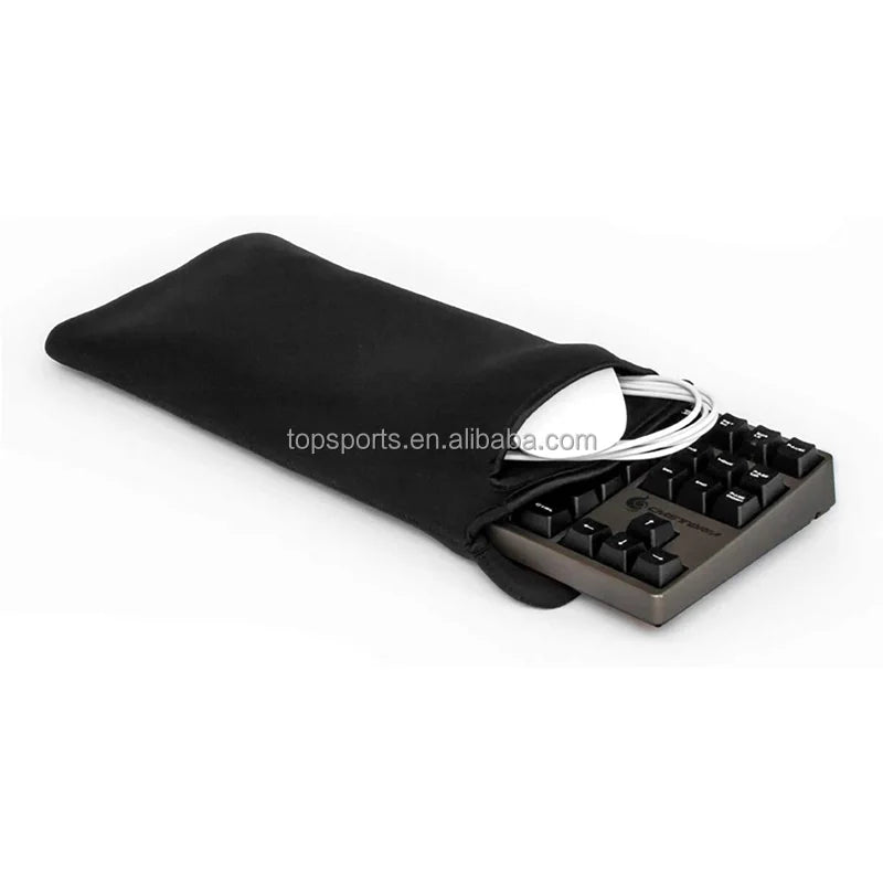 Black Universal Simple Design Neoprene Keyboard Sleeve Shockproof Keyboard Cover