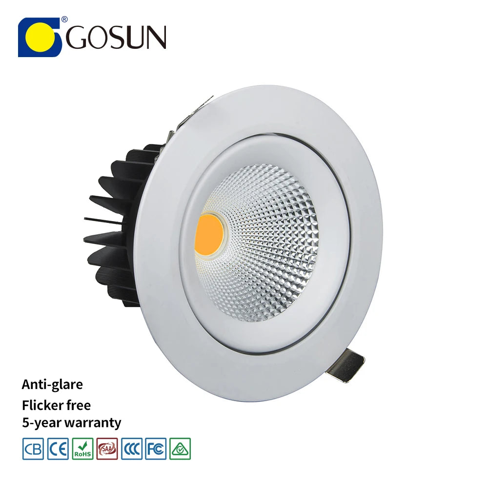 42w Indoor Reflector Spotlight Dimmable 2700K-5700K CCT Tunable Led Smart Recessed Down Lights Led Ceiling Light