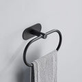 Jelos Fast Delivery Stainless Steel 304 Black Silver Hotel Wall-Mounted Towel Holder with Heater Modern Towel Ring