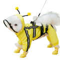 Soft PP Polyester Wrapped Animal Full Body Waterproof XS S M L XL Pet Dog Raincoat