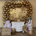 2026 Hot Sale Decoration Gold Sequin Shimmer Wall for Event