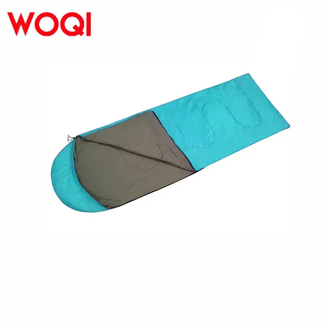 WOQI Lightweight Moisture-proof Envelop Sleeping Bag for 3 Seasons Outdoor Camping and Traveling Sleeping Bag