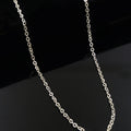 925 Sterling Silver Roll in Meter Link Cable  Semi-finished Machine Makes Jewelry Diamond Cut Chains Wholesale